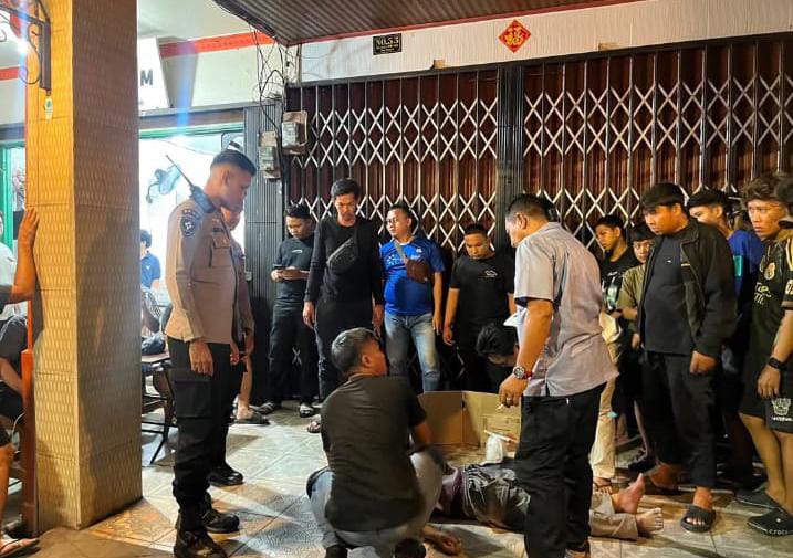 Pamapta Polres Singkawang Gerak Cepat  Datangi TKP, Tangani Penemuan Pria Meninggal Dunia di Singkawang